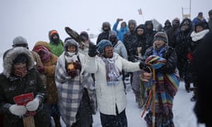 North Dakota’s governor ordered a mandatory evacuation of the area, citing concerns about the weather, but state and federal officials say no forced eviction is planned.