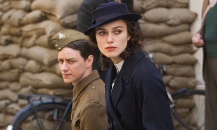 James McAvoy and Keira Knightley in the film version of Atonement. The book has sold six million copies.