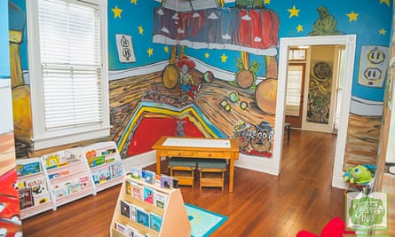 Inside the children’s room at Tubby &amp; Coo’s bookstore.