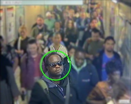 Screengrab from CCTV footage showing Simon Levy in a busy corridor