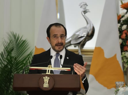 Cyprus’s president, Nikos Christodoulides.