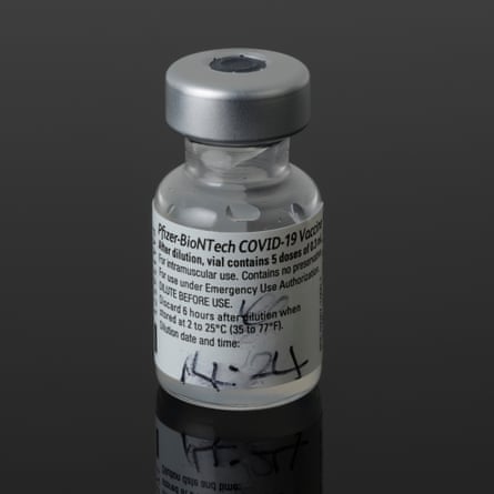 The vial of vaccine used on Margaret Keenan.