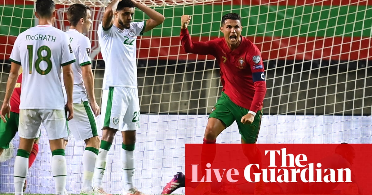Portugal 2 1 Republic Of Ireland Denmark 2 0 Scotland And More World Cup Qualifying As It Happened Football The Guardian