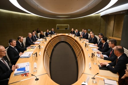 Anthony Albanese holds a national cabinet meeting with state and territory leaders