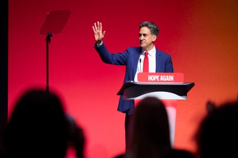 Miliband says Britain must play its part in ‘rebuilding’ world order – UK politics live