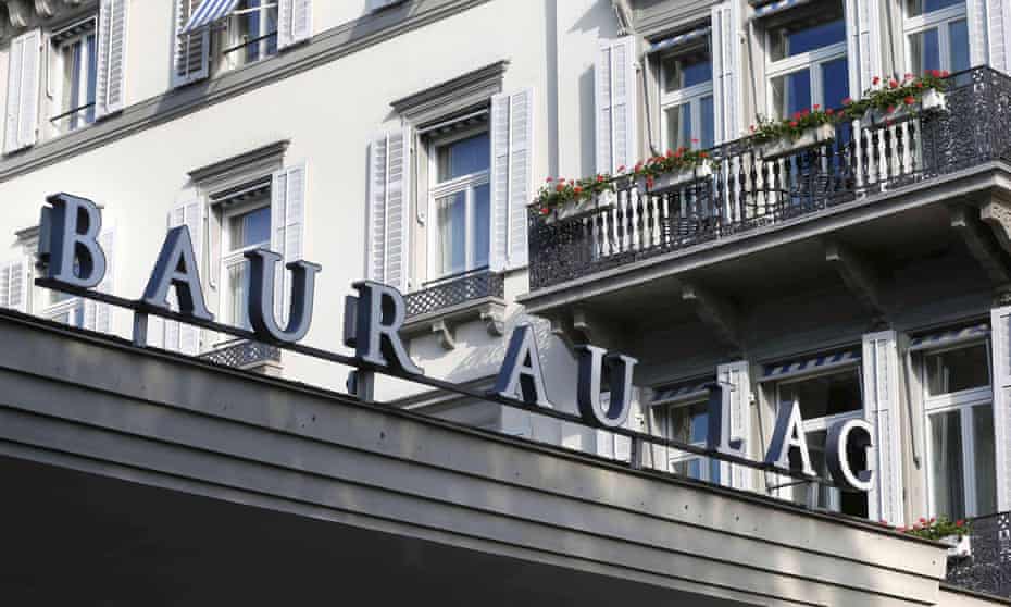 Swiss police descended on the Baur au Lac hotel in Zurich, Switzerland, in an early-morning raid.
