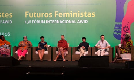 Delegates at the Association for Women’s Rights in Development (Awid) forum in Bahia, Brazil