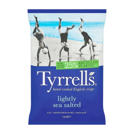 Tyrrell’s lightly sea salted crisps