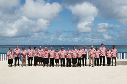 The Pacific Islands Forum in Tuvalu, 2019.