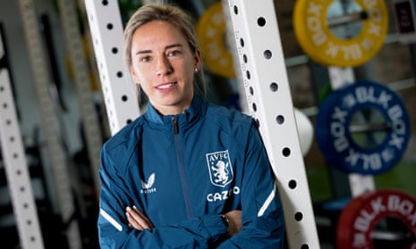 Jordan Nobbs pictured at Aston Villa’s training ground after signing from Arsenal.