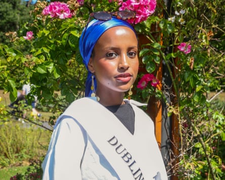 Suad Mooge at St Anne’s Park Rose festival in Dublin.