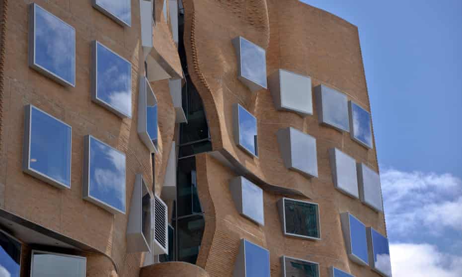The Frank Gehry-designed business school building at the University of Technology in Sydney.