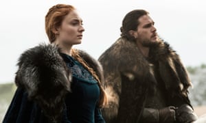 Sophie Turner as Sansa Stark, Kit Harington as Jon Snow