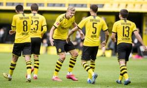 Borussia Dortmund 4 0 Schalke Bundesliga Returns As It Happened Football The Guardian