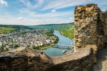 View of a river over castle views