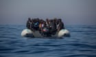 Eight people die and 86 rescued from sinking dinghy off Libya