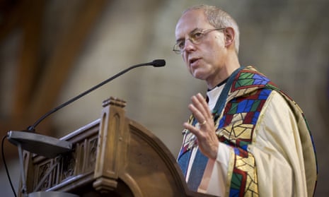 The archbishop of Canterbury, Justin Welby.