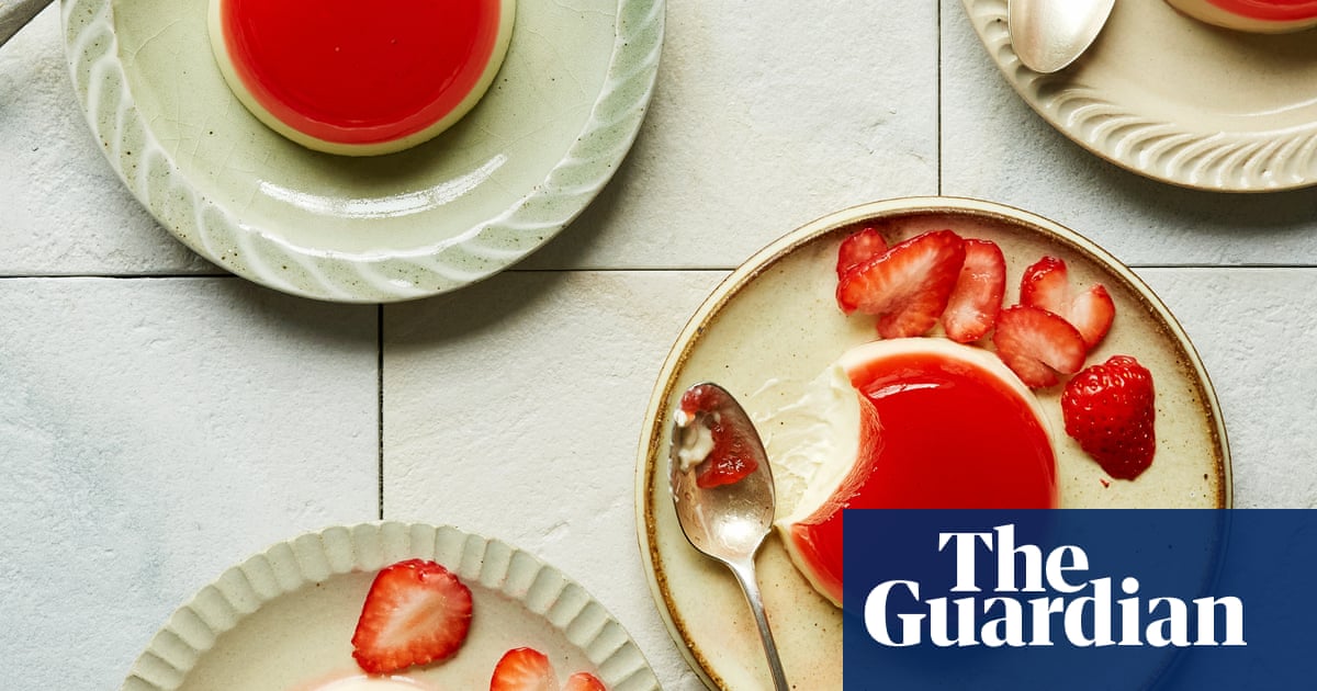 Double wibble wobble: Helen Goh's recipe for strawberry jelly panna cotta | The sweet spot