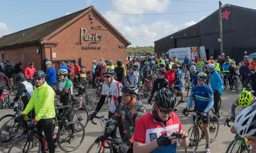 A sportive at Purity brewery.
