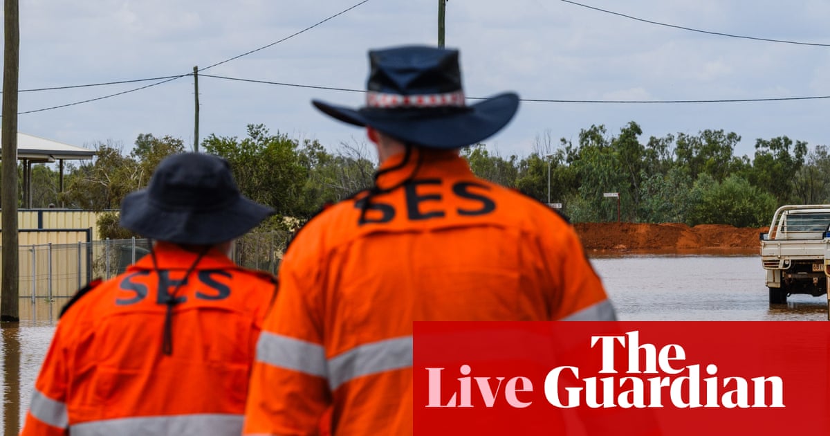 Australia news live: flash flooding hits Queensland roads; $57bn of Victoria infrastructure threatened by climate hazards Australia news live: flash flooding hits Queensland roads; $57bn of Victoria infrastructure threatened by climate hazards
