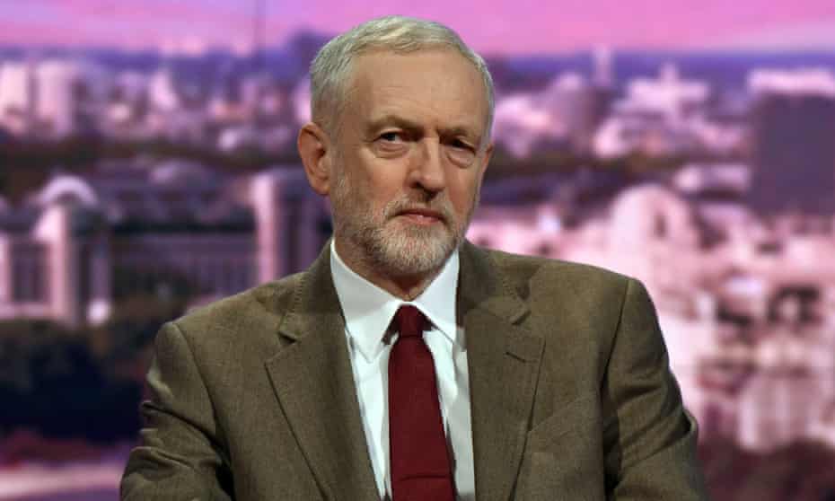 ‘Refreshingly straightforward’: Jeremy Corbyn on the Andrew Marr Show.