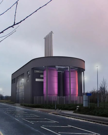 A district heat and power project in Gateshead, north-east England.