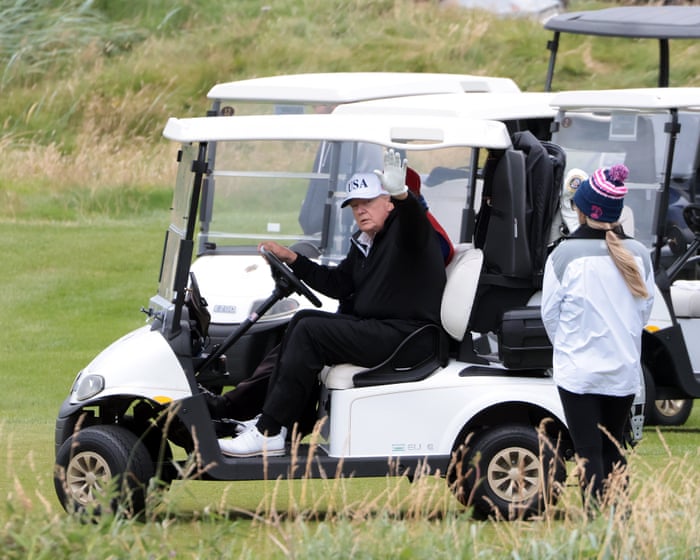 Donald Trump to meet UK prime minister Keir Starmer in Scotland with trade deal on the agenda – US politics live