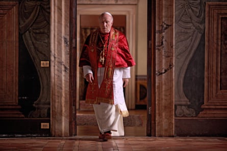 Michel Piccoli as the reluctant Cardinal, Melville elected to the papacy in We Have a Pope, 2011.