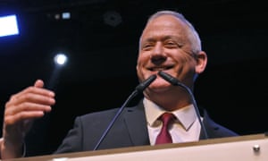 Benny Gantz, leader of the Blue and White opposition.