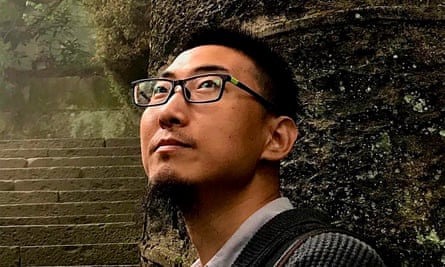 This photo released by #FreeXueBing shows labor rights activist Wang Jianbing.
