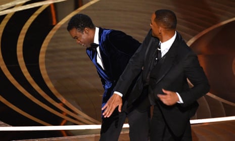 Will Smith slaps Chris Rock at the Oscars.