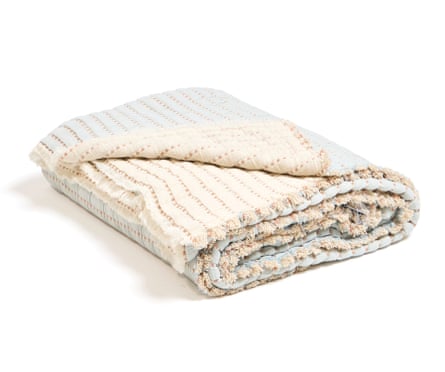Oliver Bonas Eze Stripe Lightweight Cotton Quilt