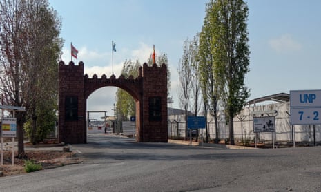 UN peacekeeping base camp