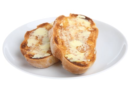 Buttered toast