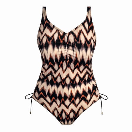 V-neck swimsuit