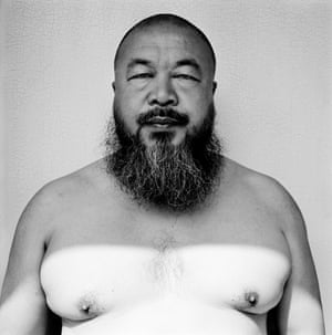 Ai Weiwei, Beijing 2012 Copyright Anton Corbijn (00)“I took this portrait in a hurry. In 2012, he flew to Beijing to photograph Ai Weiwei in his compound, shortly before we began a phone call summoned the dissident artist to a police station with little indication of how long he might be there – ultimately giving this shot its’ air of zen and unease”.