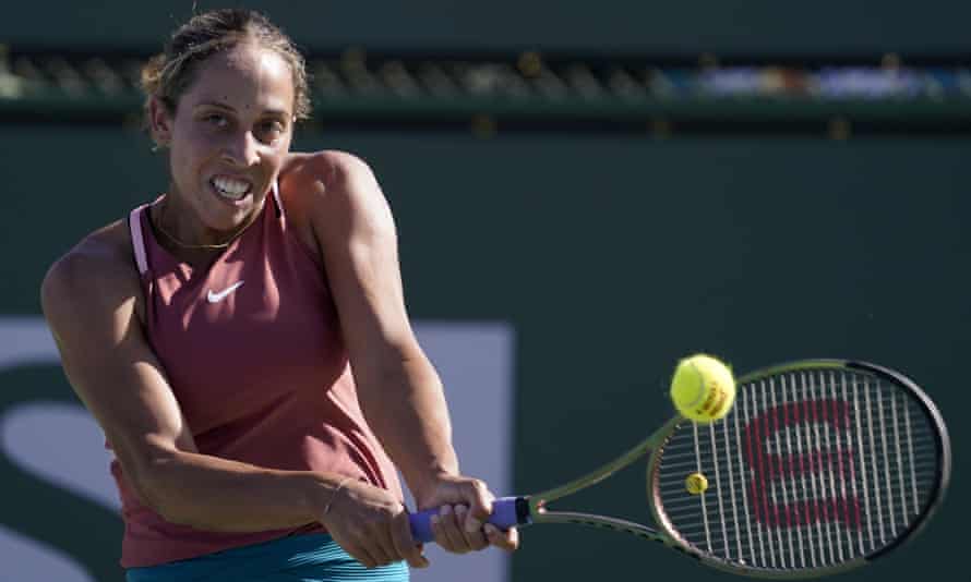 Madison Keys overpowers Harriet Dart at the BNP Paribas Open