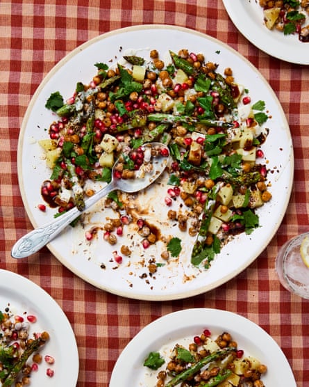 Romy Gill’s asparagus chaat.