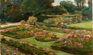 Max Liebermann’s Die Blumenterrasse im Wannseegarten (1915)