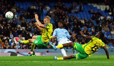 Manchester City 5-0 Norwich City: Carabao Cup third round – live