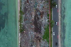 The main land-fill site on South Tarawa.