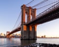 the Brooklyn Bridge