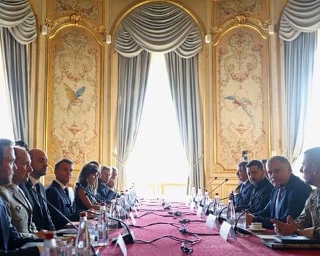 An Integrated Anti-Ballistic Missile Coalition meeting at the Quai d'Orsay in Paris, France.