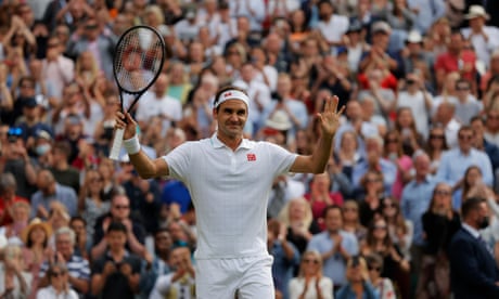‘Roger Federer was that rare thing: not just the best player in he world, but also the most beautiful, the most pleasing to watch, the grace note as well as the triumphant ending.’