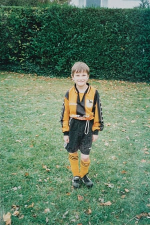 Josh Jones as a child