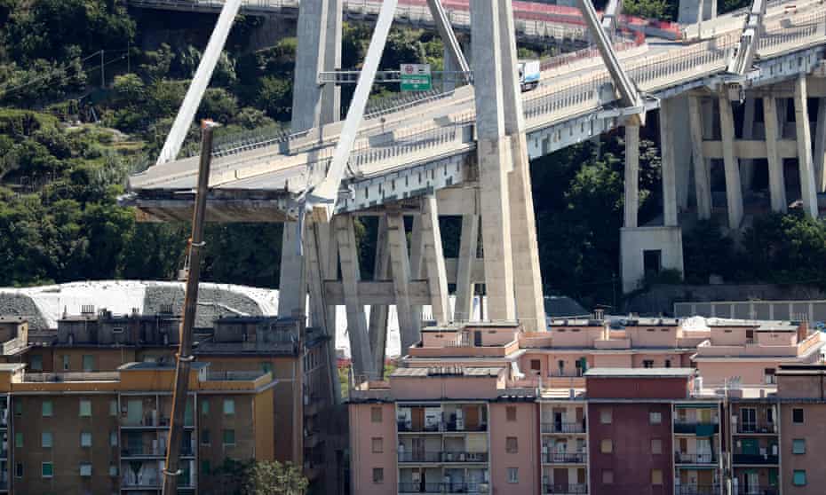 Eu Rejects Claim Genoa Bridge Collapse Linked To Its Spending Rules Italy The Guardian