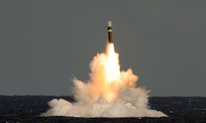 The date for replacing Britainâs nuclear fleet keeps being put back ⦠a missile firing from HMS Vigilant.