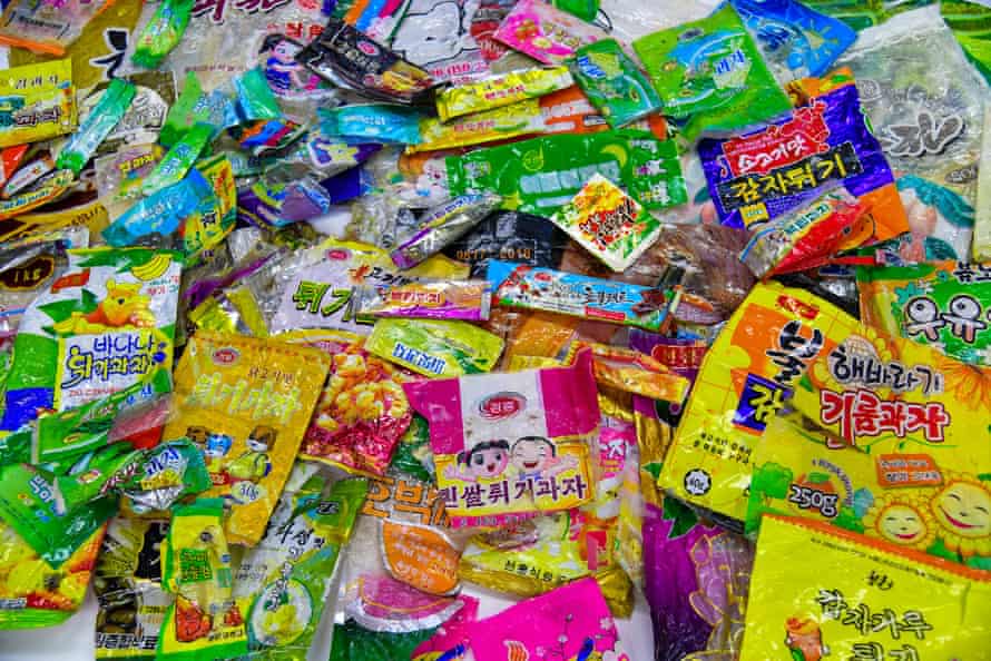 Military secrets? … Some of the washed-up trash.