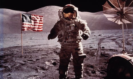 Moon walker: Eugene Cernan, commander of the Apollo 17 mission, left his camera on the lunar surface