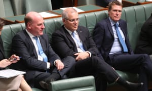 Trent Zimmerman, Scott Morrison and Christian Porter